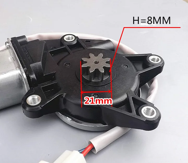 8 зубьев оконный мотор Автомобильный Электрический оконный мотор электрический стеклоподъемник мотор DC12v/24 В оконные аксессуары
