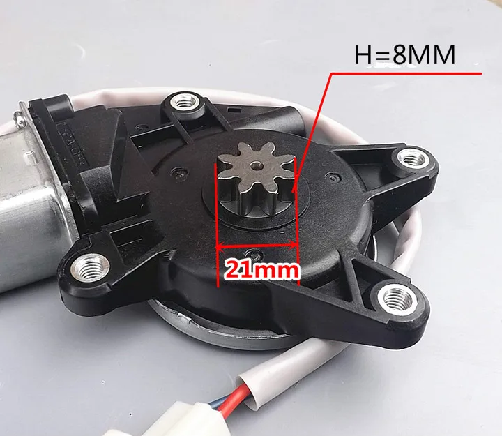  8 teeth window motor car electric window motor electric glass lifter motor DC12v/24v window accesso
