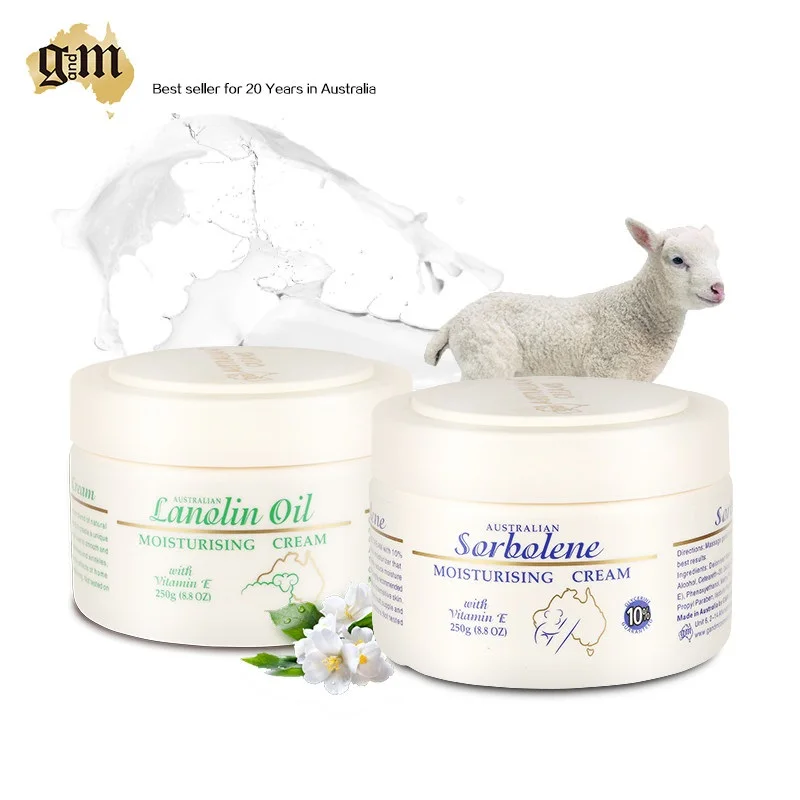 Australia GM Skincare Seat Sorbolene Cream+Lanolin Day Cream for eczema