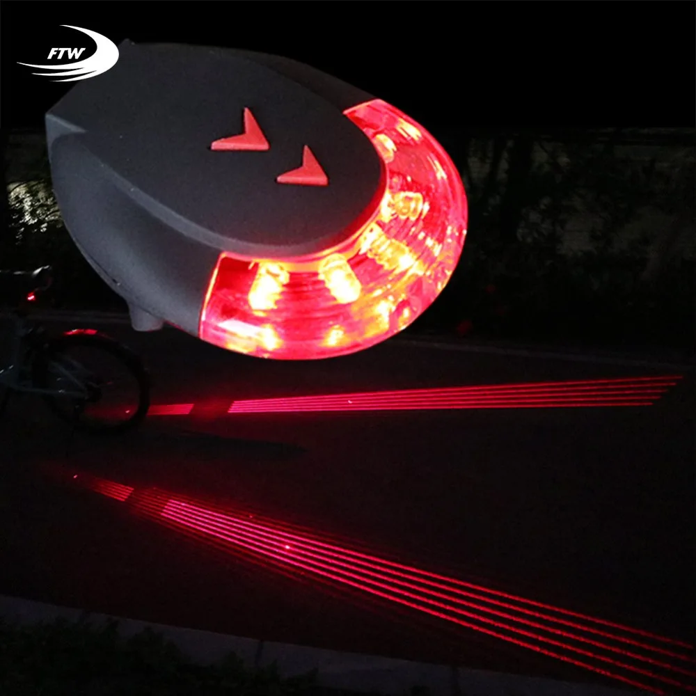 Top FTW Bike Tail Light USB Rechargeable 10 Line Laser Bicycle Rear Night Cycling safety warning Back LED Lamp Waterproof TL2322 0
