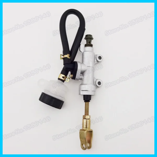 ATV Quad Rear Foot Brake Master Hydraulic Cylinder Pump With Reservoir