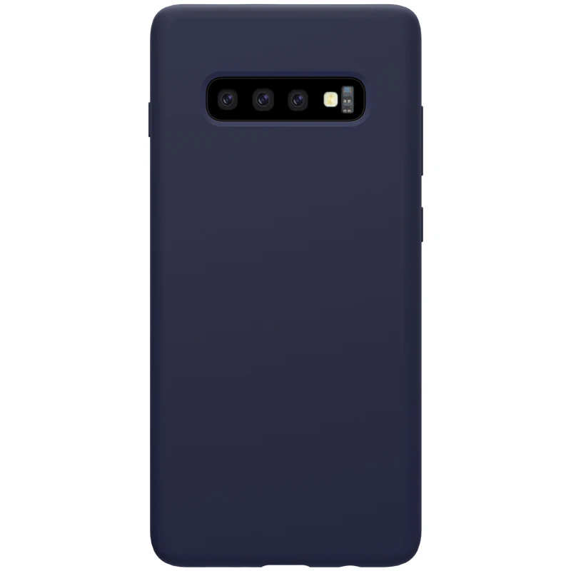 Защитный чехол Nillkin Flex Pure для samsung Galaxy S10 Plus, тонкий мягкий жидкий силиконовый резиновый противоударный чехол для телефона Galaxy S10 S10e, чехол - Цвет: blue