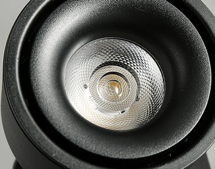 Luzes de Teto Lâmpadas de Teto de Led Graus de Rotação Luzes da Trilha Luz de 360 Dimmable Levou 12 w Superfície Montado Spot 1 Pcs Cob 5 1 pcs Dimmable LEVOU Luzes de Teto