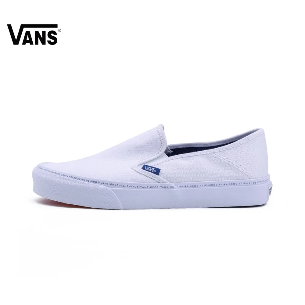 

Original Vans Shoes White VANS X Brothers Men's Sports Skateboarding Shoes Low-top Rainbow Sole Vans Sneakers Shoes for Men
