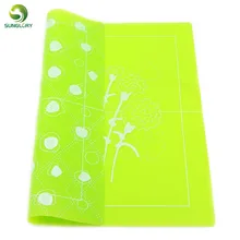 Вкладыши изготовитель коржей для пиццы тесто раскатки теста не Противоскользящий коврик гриль подкладка для замешивания теста лист силиконовый коврик для выпечки готовки инструменты Кухня