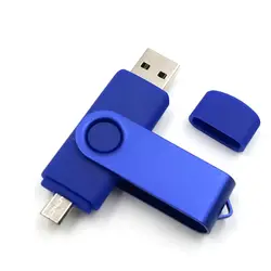 Лидер продаж, Металл OTG USB флешка для Android Системы Pendrive Usb Stick полный Ёмкость 8 ГБ 16 ГБ 32 ГБ 64 ГБ накопитель подарок