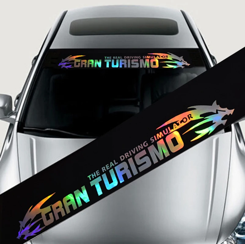 Waterproof Auto Car Front Window Windshield Decal Sticker For Honda