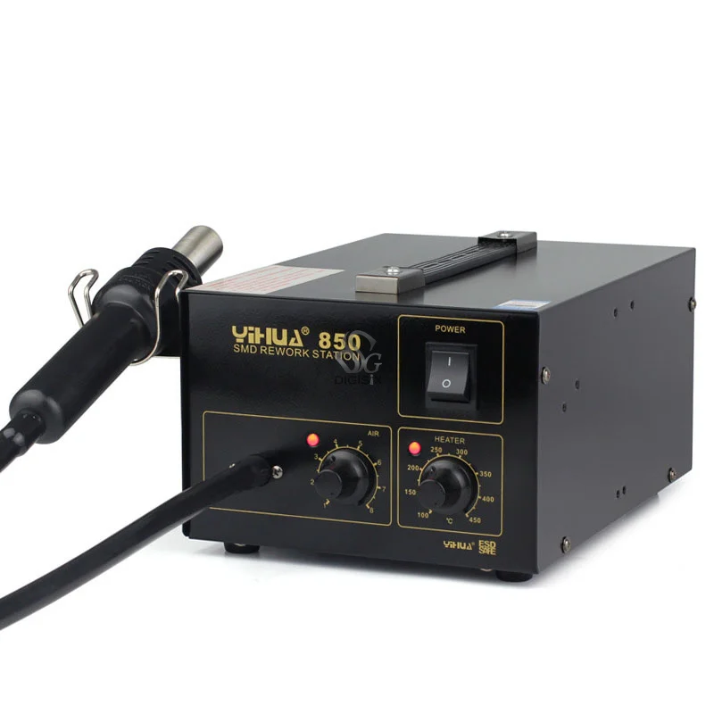 

220V 400W 850 Constant temperature Antistatic Soldering Station hot air gun heat gun