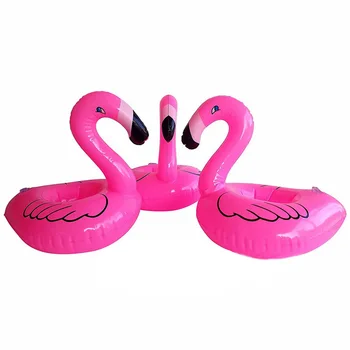 

Hawaii Flamingo pineapple Doughnut fruit watermelon Drink Holder Pool Float Inflatable Swimming Beach Party Kids Beverage Luau