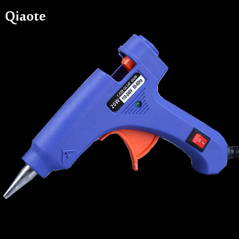 Qiaot 20 Вт клеевой пистолет мини горячего расплава ЕС вилка для DIY