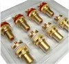 1 pair (2pcs)  DIY rofessional gold RCA Cinch DAC level the amplifier chassis audio signal input terminal ► Photo 3/3