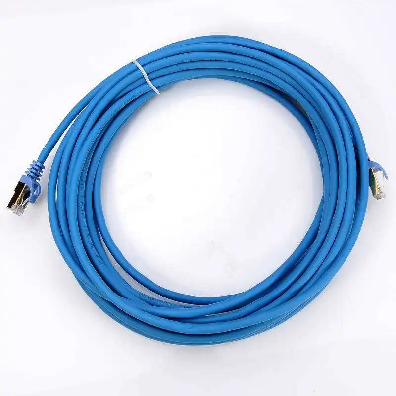 

Ultra-Six Type Wire 8 Core Cat6a Double Shielded Jump Wire High Speed Gigabit Broadband Wide Band Wire Pure Copper Computer Netw