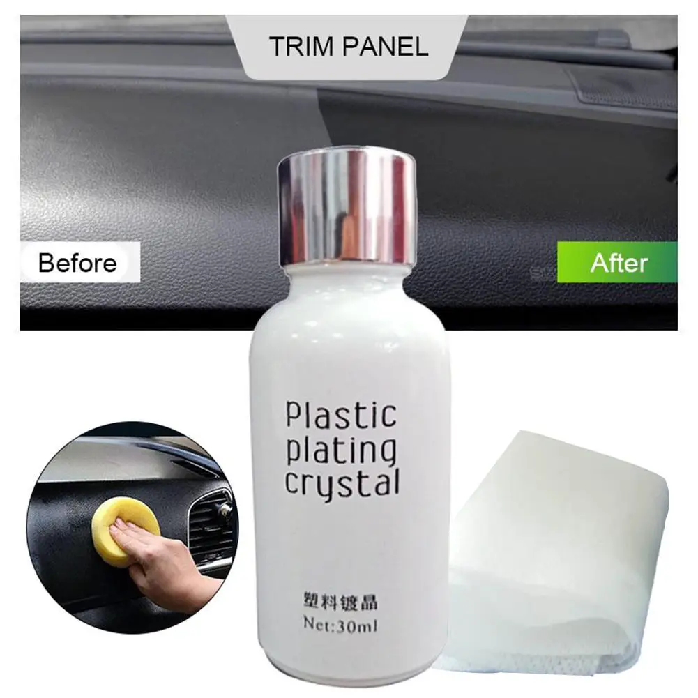

30ML Car Coating Liquid Plating With Sponge Motorcycle Paint Care Crystal Glass Polishing Coating Plastic Plating Refurbishing