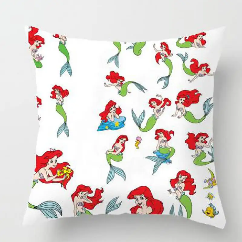 

Cartoon Anime Pillow Little Mermaid Cushion Fish Funny Chicken Egg Baby Cute Kawaii Cat Dog Head Coussin Emoji Party Decoration