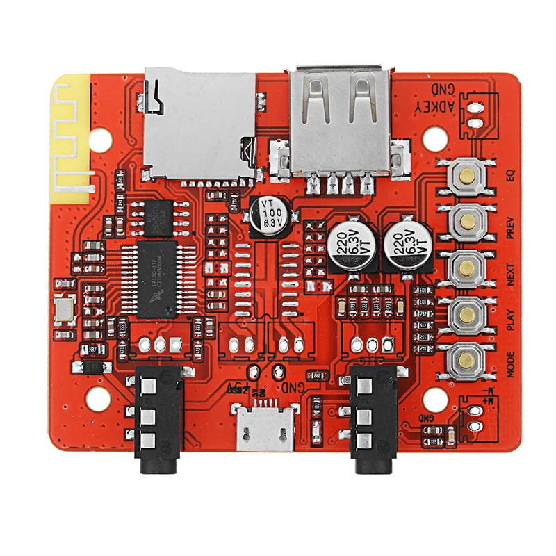 LEORY 2,5 V-5,5 V PAM8403 2 канала USB Мощность аудио цифровой модуль усилителя доска эффективным 3Wx2 объем Управление