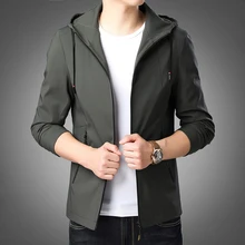 Новая мода ветровка куртки для мужчин куртка с капюшоном тренд уличная одежда пальто японское повседневное пальто мужская одежда
