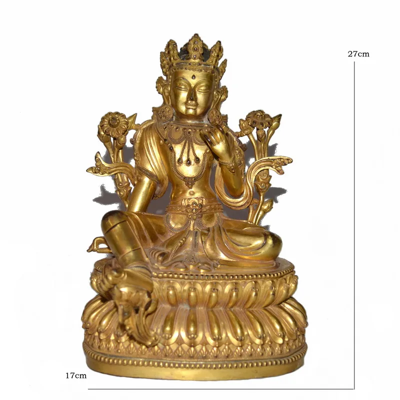 

Green Tara Freedom Guanyin Mother Tibetan Buddha Statue Handmade Buddha Statue Tibetan Buddhism Collectibles Orphans