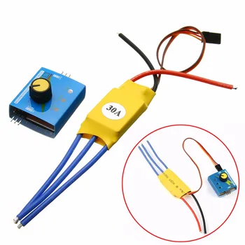 

1pc 3-phase Brushless Motor Speed Controller Mayitr High-Power PWM Control Regulator DC 12V 30A