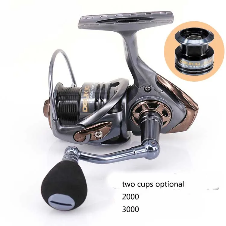 Катушка рыболовная DEUKIO 5 + 1 шарикоподшипник передаточное число 3000: 1|fishing reel|fishing