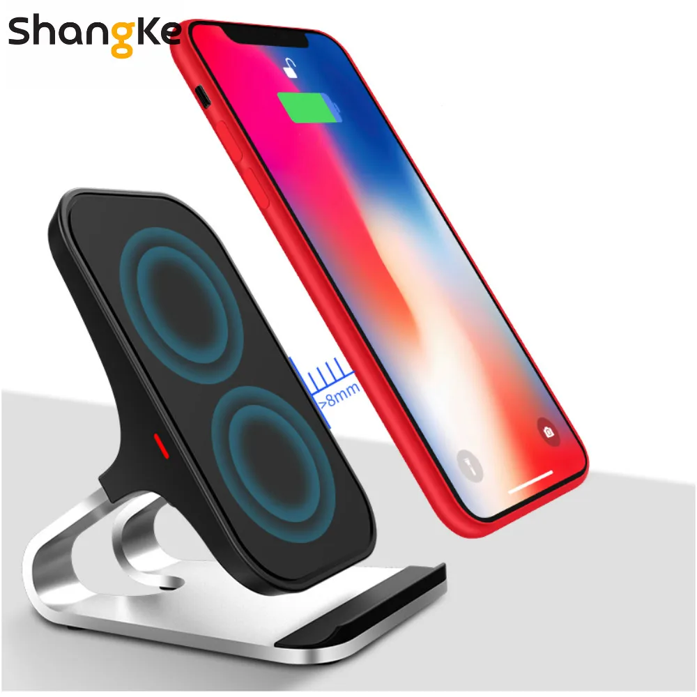 Qi Wireless Charger For iPhone XS XR X 8 8Plus 10W Wireless Qi Wireless Charger For iPhone XS XR X 8 8Plus 10W Wireless