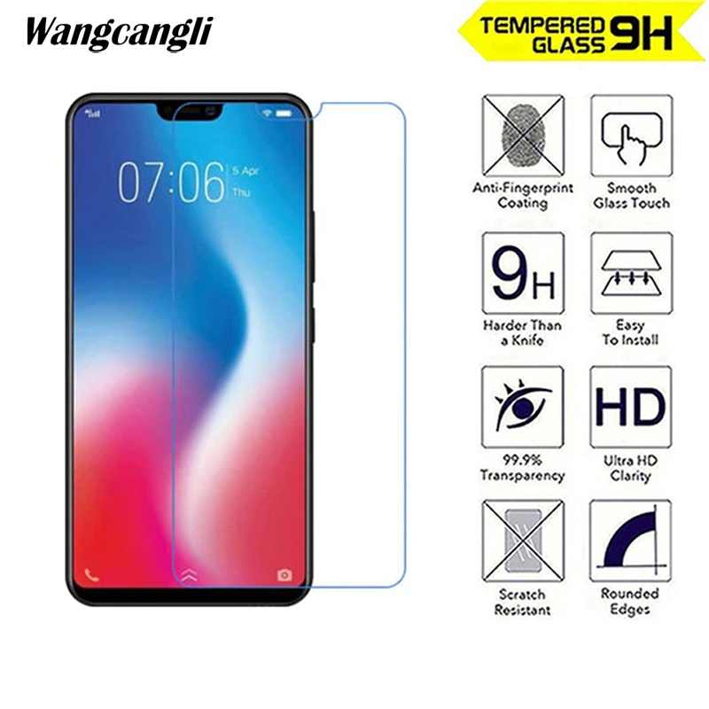 Wangcangli 2.5D 0 26 мм для VIVO Y81 закаленное стекло ультратонкая анти-осенняя пленка