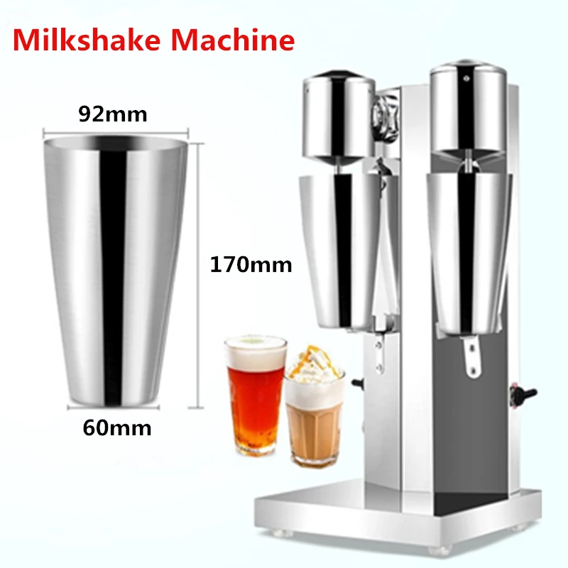 Double Head Milkshake Machine Stainless Steel Milk Shake Machine Drink
