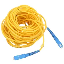 10 м Одномодовый SC-SC волоконно-оптический ПВХ Перемычка оптический патч-корд с керамическим наконечником