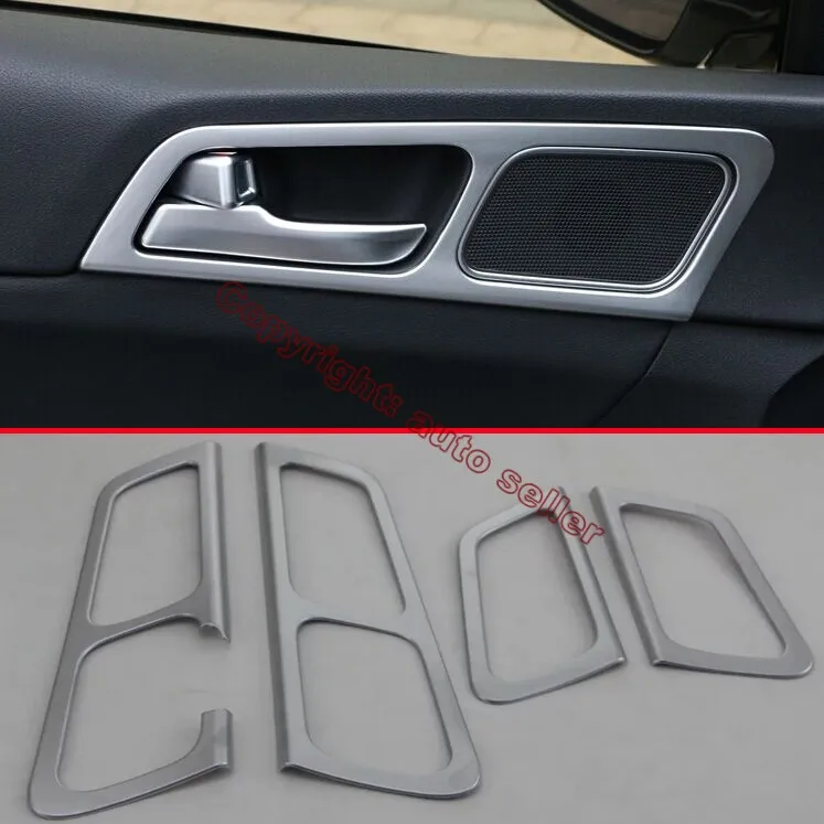 

ABS Pearl Chrome Inside Interior Door Handle Cover Trim For KIA Sportage 2016 2017