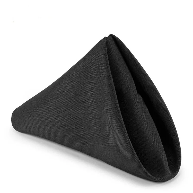 black napkin