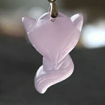 

Madagascar Ice Pink Chalcedony Pendant Necklace Sweater Chain Jewelry Gift Wholesale