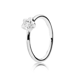 Новый 100% стерлингового серебра 1:1 гламур 190977CZ Звезда Блеск кольцо оригинальный для женщин Свадебные модные украшения 2019