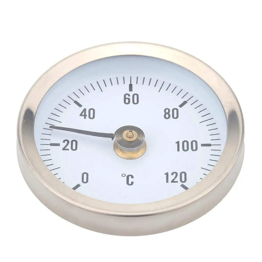 Stainless Steel Surface Mount Bi-Metal Thermometer with Dual Magnet