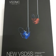 VSONIC VSD5S/VSD5 Динамический драйвер высокое качество IEMs Внутренние наушники спортивные наушники-вкладыши