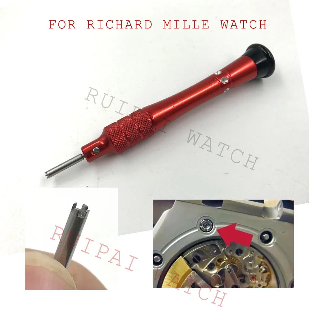

2.75mm 4 prongs Blades Precision RM Screwdriver For RICHARD MILE Watch change rubber band/belt/strap RM035 skull RM027 tools