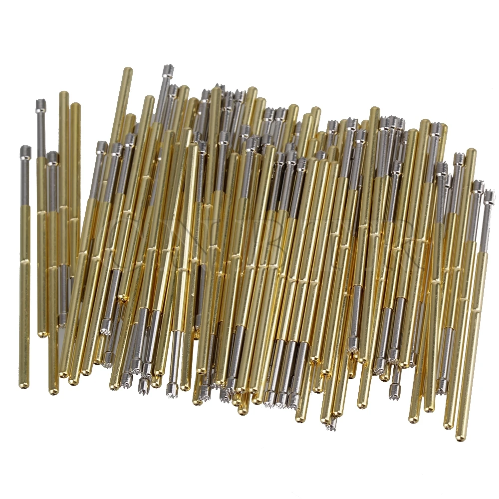 

CNBTR 100pcs Spring Test Probe Receptacle Pogo Pin P100-H2 1.36mm Dia 33.35mm Length