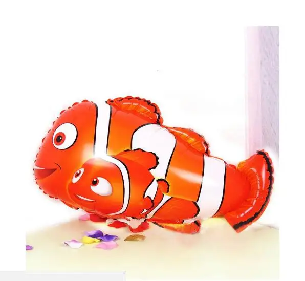 

Children Love Nemo Clown Fish Animal foil Balloons For Birthday Party Clownfish Aluminium Foil Balloon Helium Balloon