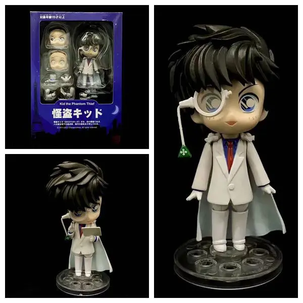 

Anime 1/10 Scale Painted Figure Detective Conan Kid Mini Action Figure Kid The Phantom Thief PVC figure Toy Brinquedos 12CM