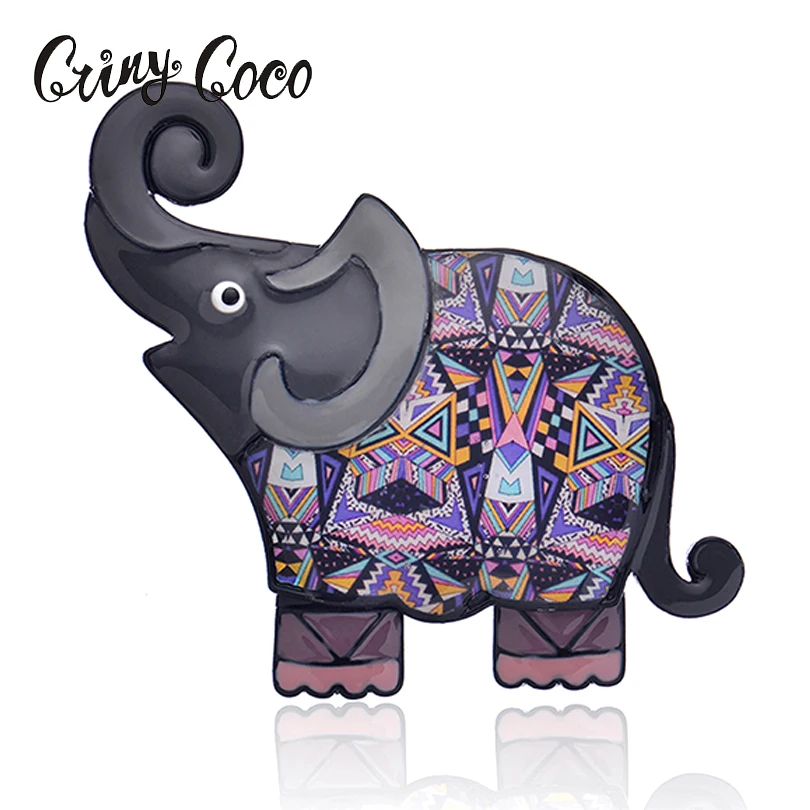 

Elephant Brooch Chic Charm Exquisite Animal Metal Enamel Brooches Pins Decoration 2017 New Fashion Jewelry Brooch