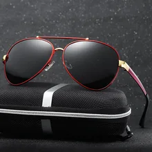 CHUN Fashion Designer Brand HD gafas de Sol Polarizadas de Los Hombres Polaroid UV400 gafas de Sol de Conducción Gafas De Sol Gafas + Caja Y28