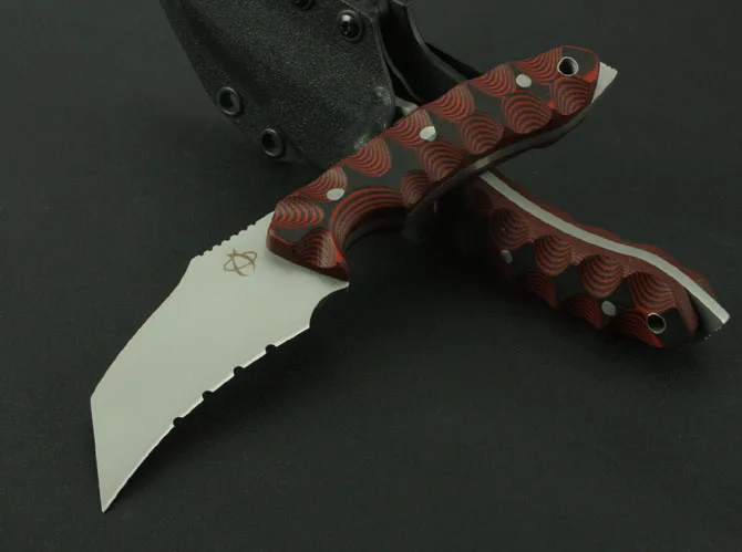 

Shootey Karambit Tactical Fixed Knives,8Cr13Mov Blade G10 Handle Camping Survival Knife,Hunting Knife.