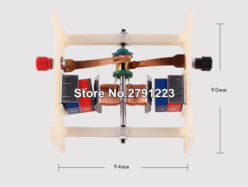 Электродвигатель DC Электрический моторчик для модели устройство для опытов школы физики Электрический электромагнетизм эксперимент обучающий источник