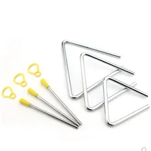 Дети учеников детский сад специальная перкуссия Orff треугольный звонок утолщенный треугольник