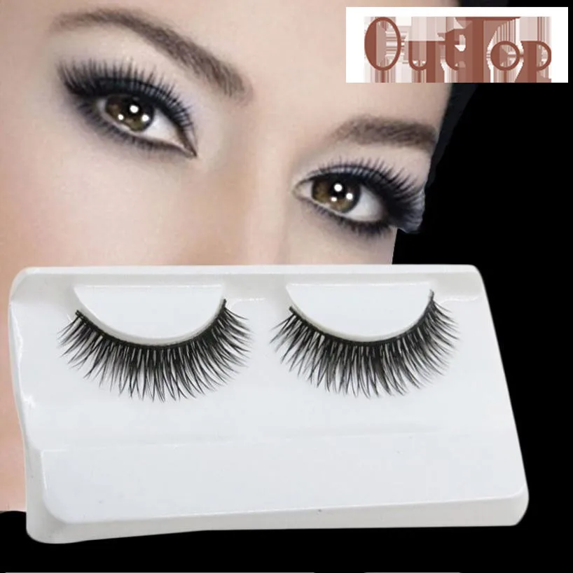 GRACEFUL Natural Long Beauty Dense A Pair False Eyelashes Attractive