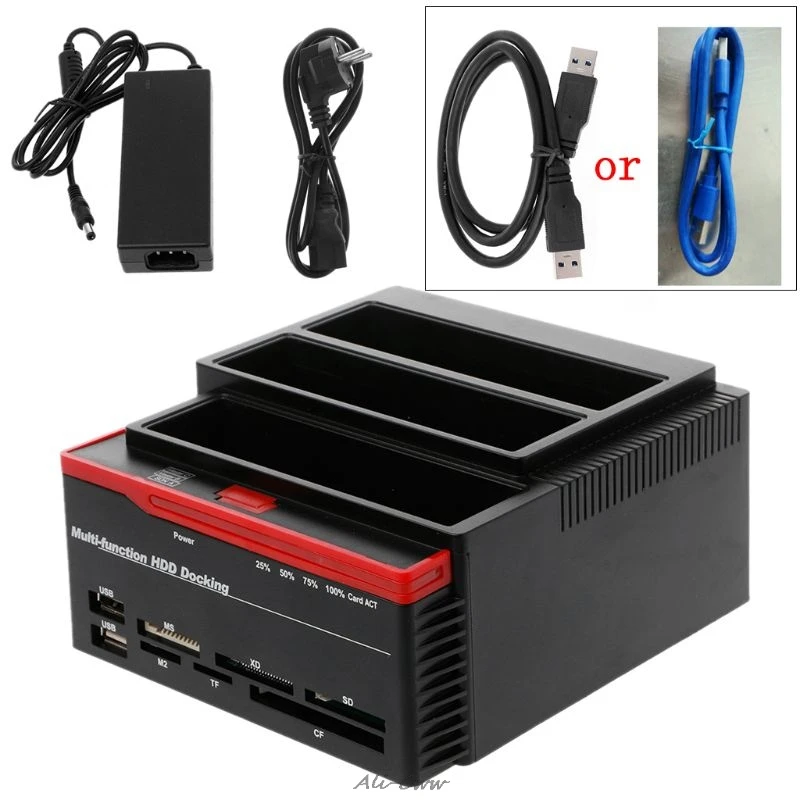  Todo en 1 USB 30 a SATA IDE externo 25 
