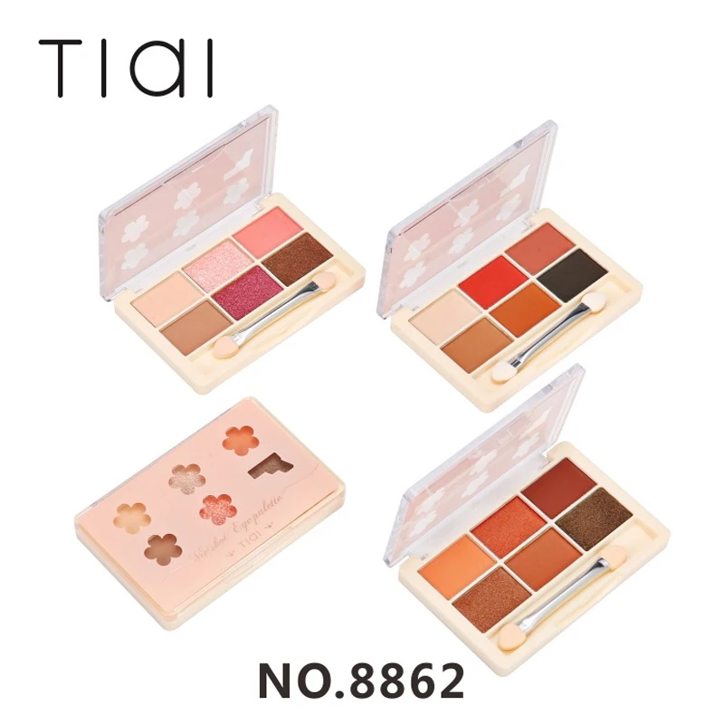 

GECOMO 6 Color Beauty Eyebrow Powder Palette Fashion Sweetheart Love Professional Cosmetic Eyebrow Set Enhancer Waterproof