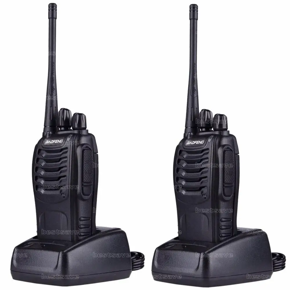 2x BAOFENG BF-888S UHF 400-470 MHz 5 W 16CH Ham двухсторонняя рация/рация+ наушник+ Россия