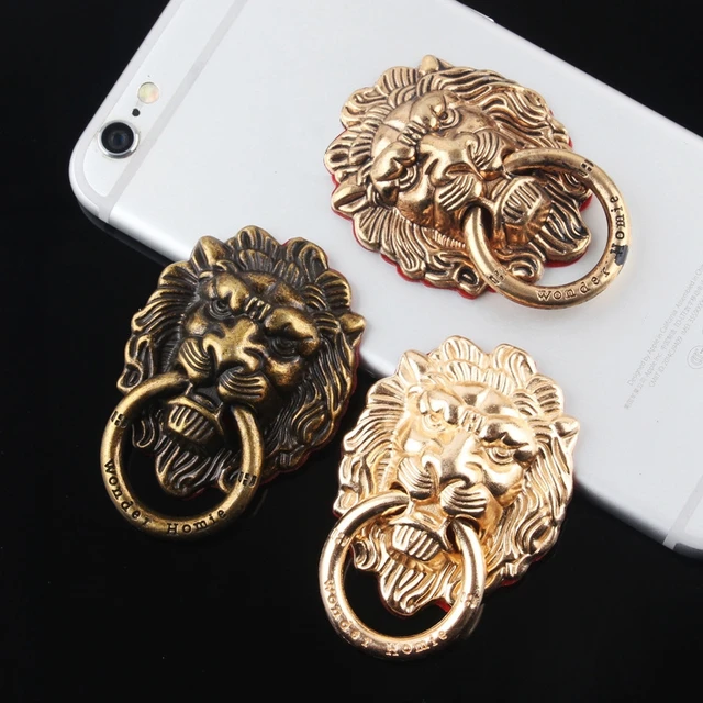 Cheap Fashion Metal Cool Animal Lion Finger Ring Phone Stand Holder Universal For Smart Mobile Phone Gold/Bronze Cheap Fashion Metal Cool Animal Lion Finger Ring Phone Stand Holder Universal For Smart Mobile Phone Gold/Bronze