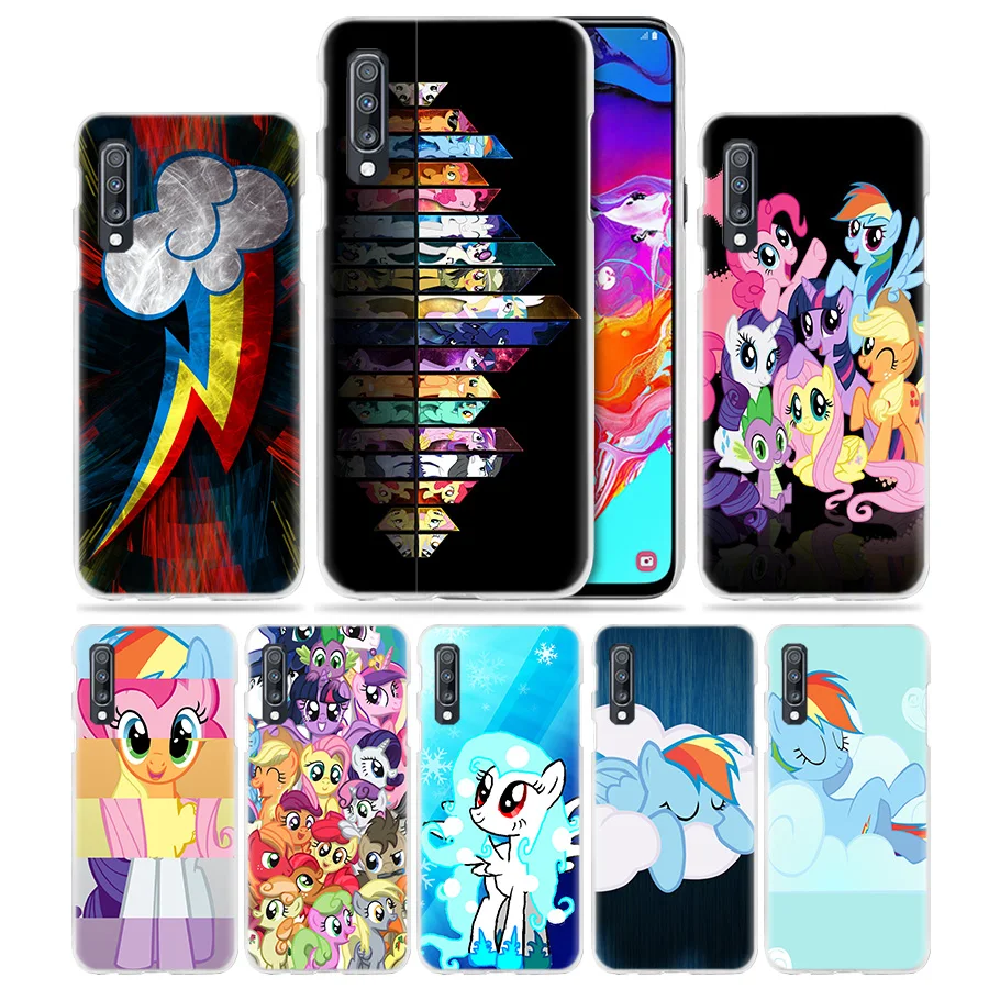 

My Little Pony Case for Samsung Galaxy M40 A50 A80 A70 A60 A40 A30 A20e A10 J4 J6 Plus J8 2018 S10e S10 5G Hard PC Phone Cover