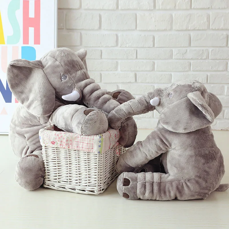 

Elephant doll plush toy comfort pillow blanket pillow dual use elephant blanket