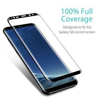 

50 PCS 3D Full Cover Screen Protector Glass For Samsung Galaxy S9 S8 Plus S7 S6 edge Tempered Glass For samsung A8 A6 A5 2018
